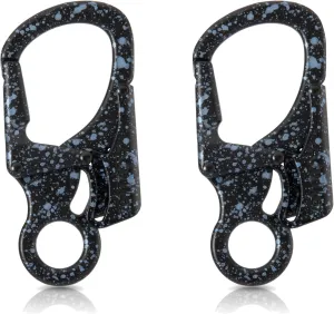 Ahiller Carabiner Clip, Double Anti-Misopening Locking Design, 3" Zinc Alloy Heavy Keychain for Outdoor Camping Hiking, Key Ring Clip