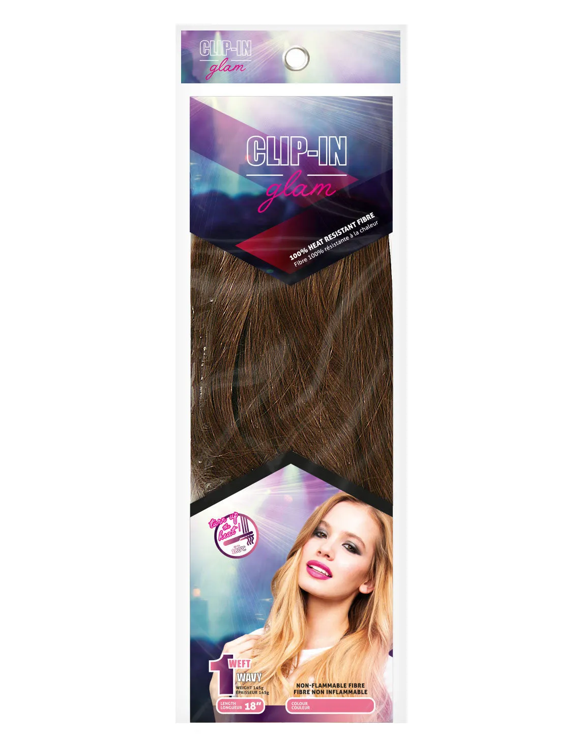 Clip-in Glam - Wavy 1pc