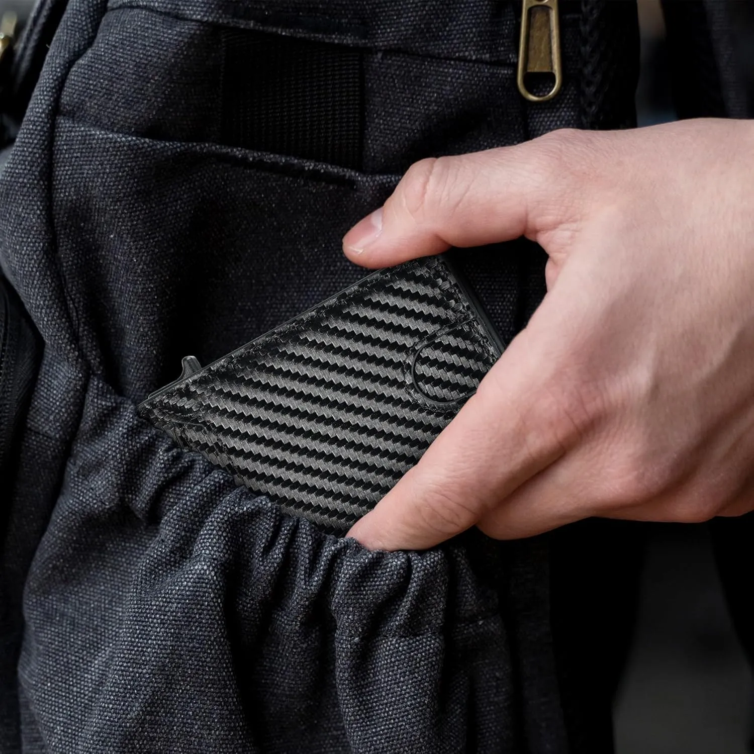 furid Card Wallet For Men Slim: Smart Wallet - Rfid Minimalist Front Pocket with ID Window Pop Up Wallet with Money Clip Gift For Him