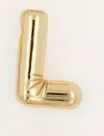 Large Balloon Letter A-Z Pendant Necklace, 18k plated, Brass