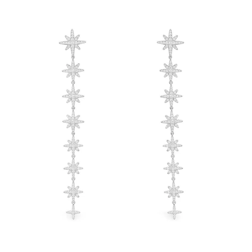 Long Météorites Earrings