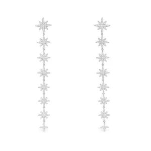 Long Météorites Earrings