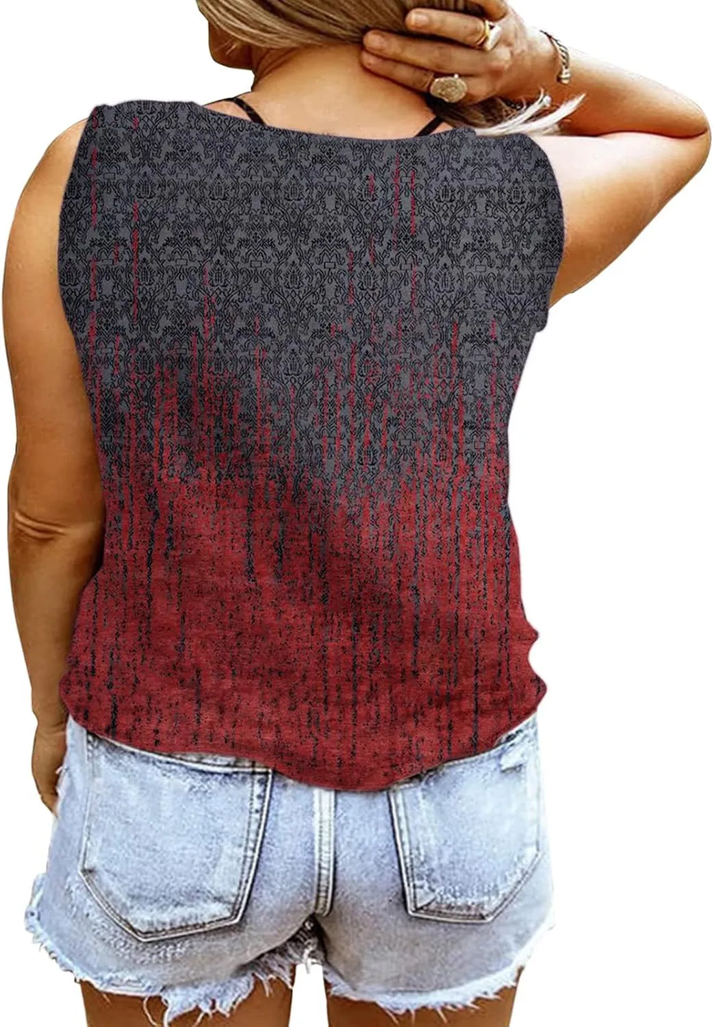 Plus Size Smooth As Tennessee Whiskey Shirt Women Ring Hole Sleeveless Sexy V-Neck Country Music Tank Top Tshirt