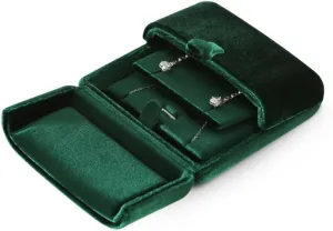 Resilient Velvet Earrings Necklace Dual-Purpose Storage Box, Stud Earring Display Box For Girlfriend Wife, Premium Jewelry Organizer Small Case