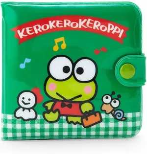 Sanrio 715131 Kerokeroppi Vinyl Wallet,GreenPVC Material