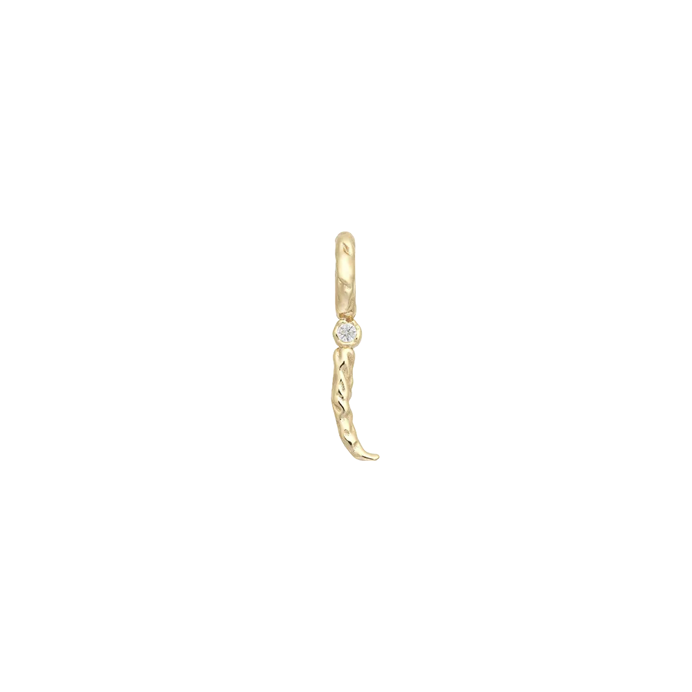 Textural Letter Necklace