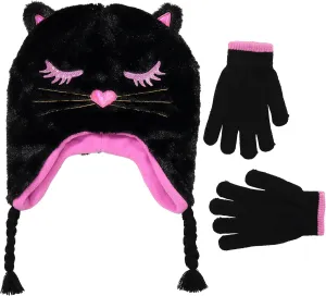 Toddler Winter Hat and Gloves Set for Ages 4-7 or Boys & Girls Winter Hat & Toddler Mittens Ages 2-4