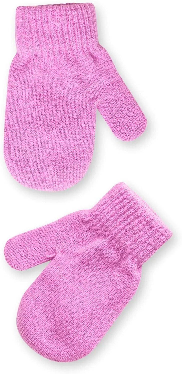 Toddler Winter Hat and Gloves Set for Ages 4-7 or Boys & Girls Winter Hat & Toddler Mittens Ages 2-4